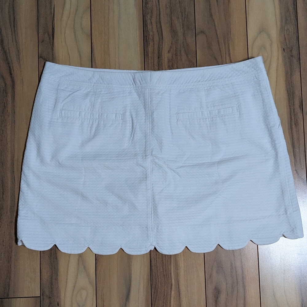 EUC! Lilly Pulitzer Colette Skort Resort White Size 16 - Picture 10 of 13